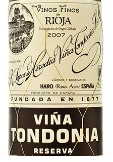 2007 Tondonia Reserva