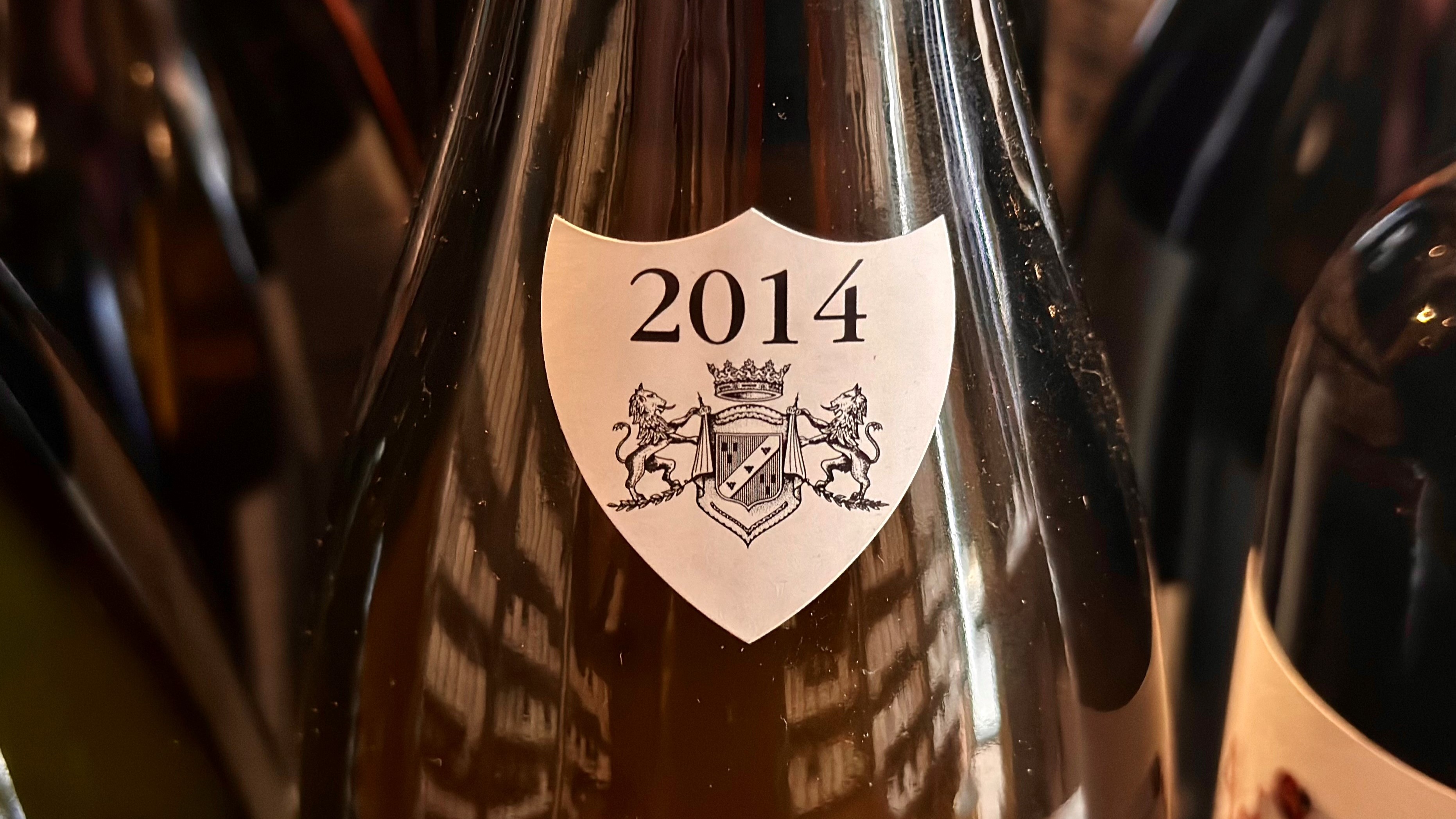 Wine label with 2014 on it