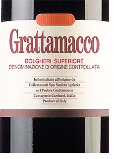 2015 Grattamacco Bolgheri Superiore