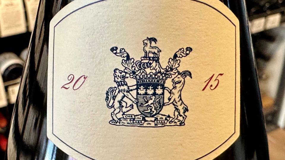 2015 label on Hamilton Russell bottle