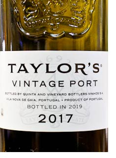 2017 Taylor's Vintage Port