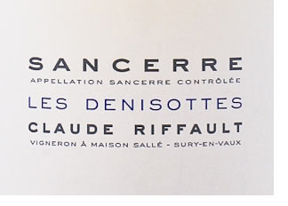 2019 Claude Riffault Sancerre Denisottes