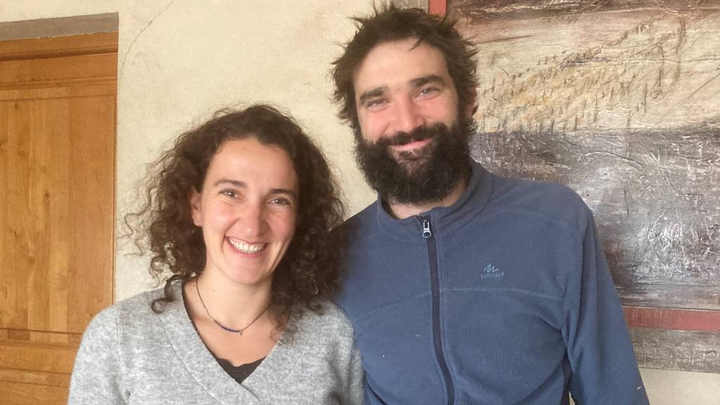 Anne-Cecile and her partner Nicolas Blesson