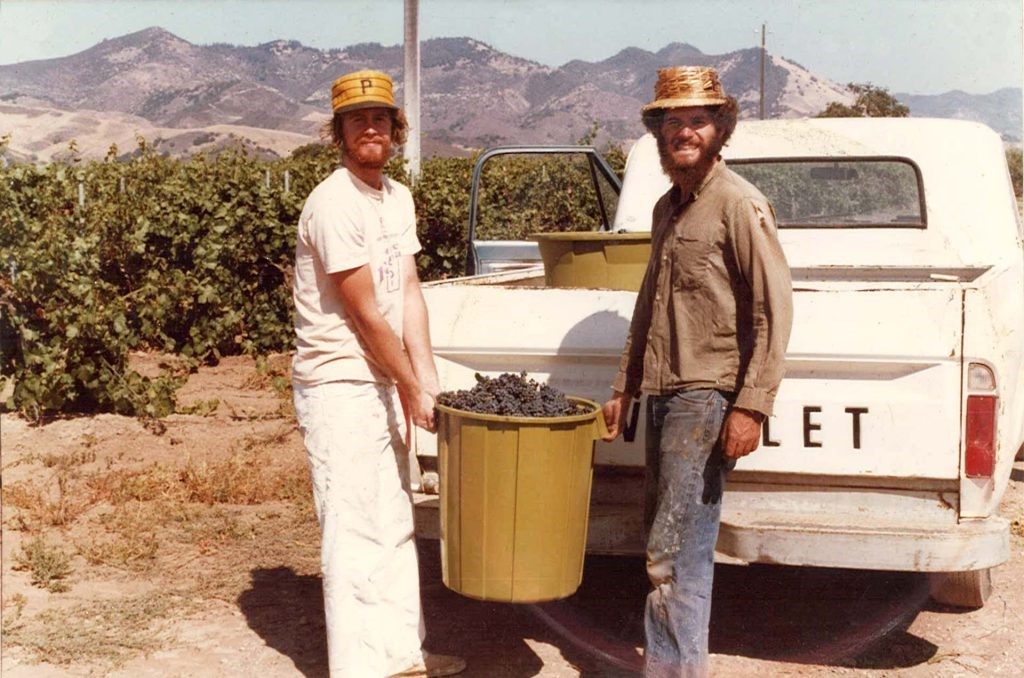 Au Bon Climat early days Au Bon Climat early days