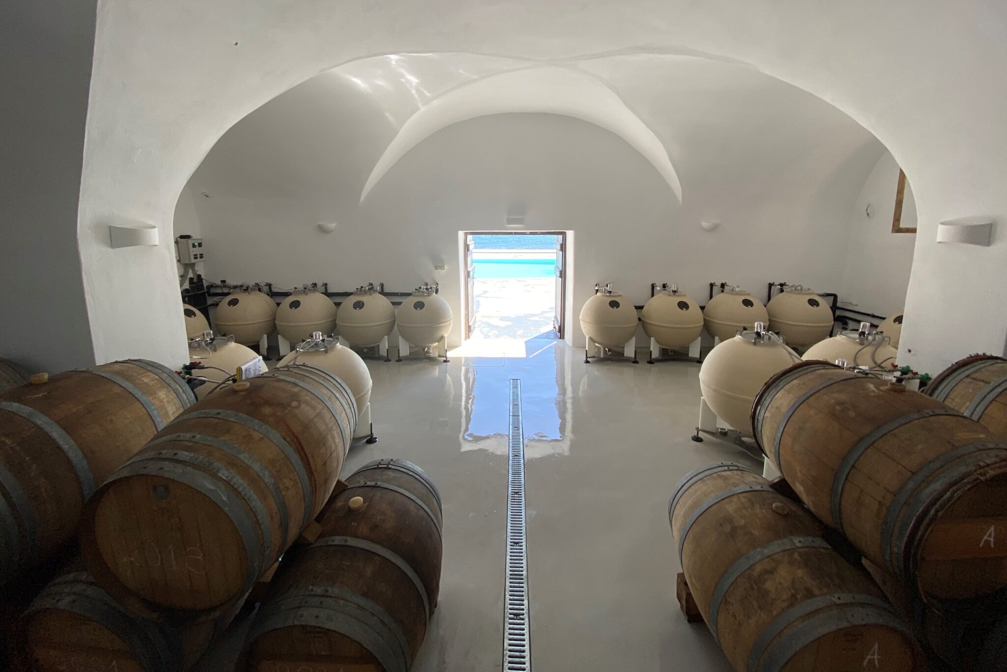 Gaia Winery on Santorini