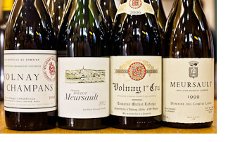 Meursault and Volnay tasting