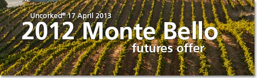 Ridge Vineyards 2012 Monte Bello futures offer