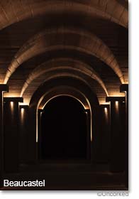 The bottle cellar at Beaucastel