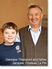 Georges Thienpont & father Jacques, Chateau Le Pin