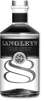 Langley's No8 London Gin bottle