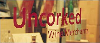 Uncorked Shop Window