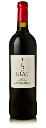 2012 B de Biac (Cadillac Cotes de Bordeaux)