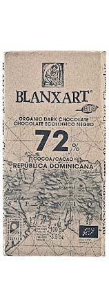 Blanxart Organic Dark Chocolate 72% 100g