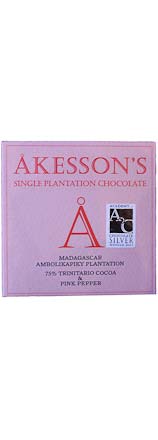 Akesson’s Pink Pepper Chocolate 75% 60g