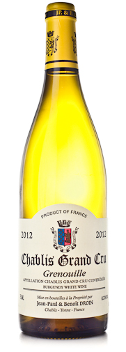 Jean-Paul Droin Chablis GC Grenouille