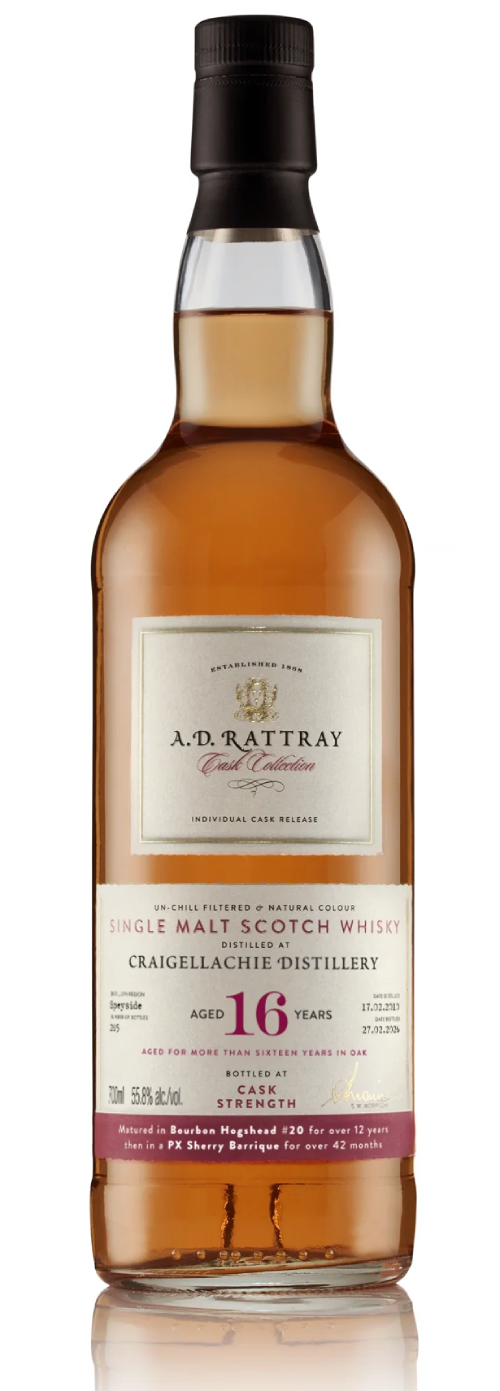 Craigellachie, AD Rattray 16 yo 55.8%