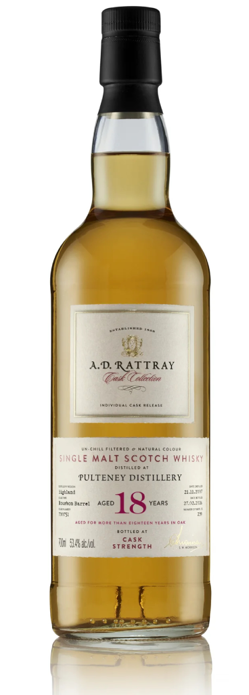 Pulteney, AD Rattray 18 yo 53.4%