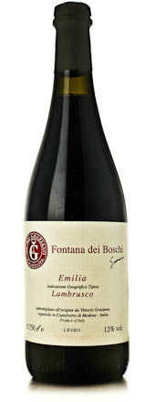 2011 Graziano Lambrusco Fontana dei Boschi
