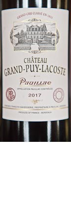 2017 Grand-Puy-Lacoste (Pauillac)
