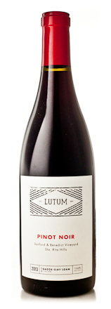 2013 Lutum Pinot Noir Sanford & Benedict