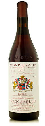 2012 Giuseppe Mascarello Barolo Monprivato