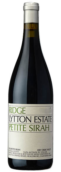 2019 Ridge Lytton Estate Petite Sirah