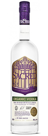 N.V. Sacred Organic Vodka 40%