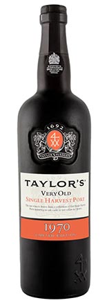 1970 Taylor`s Very Old Single Harvest Port