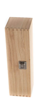1 bottle hinged wooden gift box