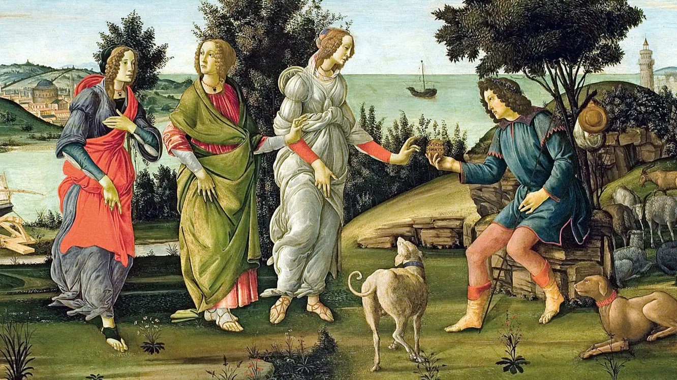 Sandro Botticelli, The Judgement of Paris