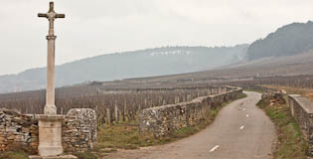 The cross at Vosne-Romanee 