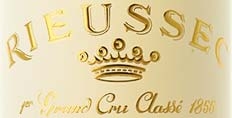 Chateau Rieussec label detail
