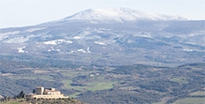 Monte Amiata from Poggio di Sotto