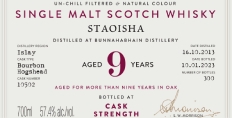 Staoisha (Bunnahabhain) 9yr