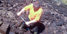 Dougie, a Laphroaig peat cutter