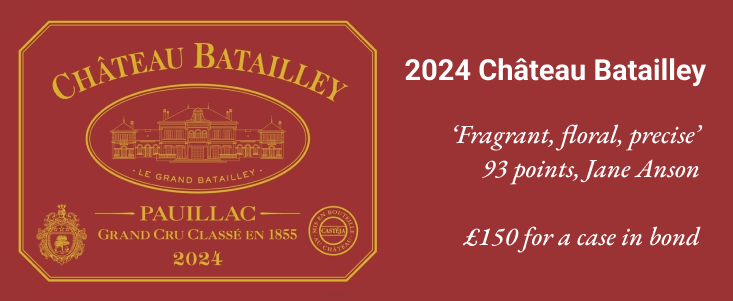 Batailley 2024 anniversary label
