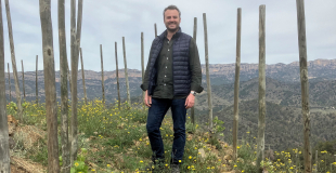 Jean Belondrade in the vineyards of Priorat